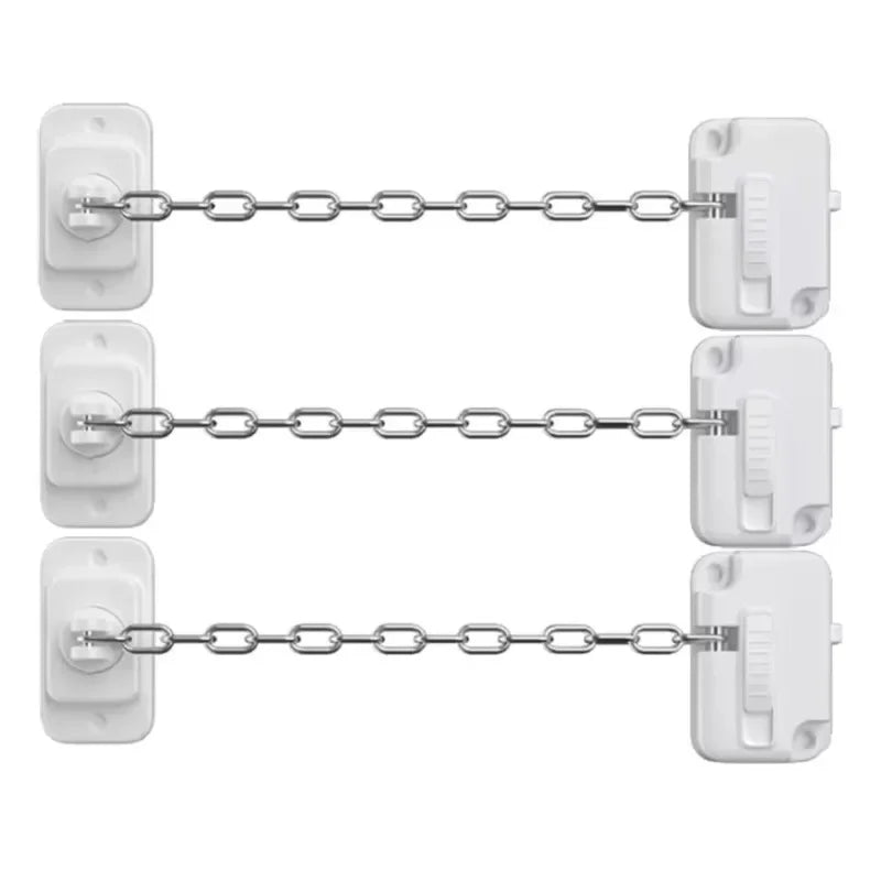 Safety Locks 2/3Pcs for Fridge Door Adjustable Refrigerator Lock with Keys Drawers Toilet and Baby Safety Cabinet Lock