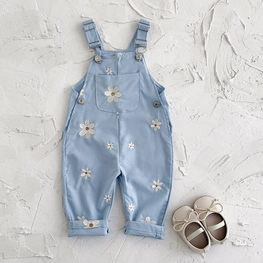 Newborn Baby Rompers Fashion Embroidery Sleeveless Knitting Infant Kids Boys Girls Strap Jumpsuits Clothes Summer Toddler Wear