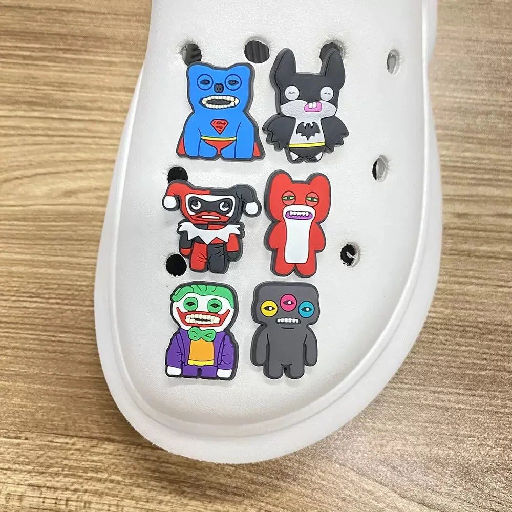12/50Pcs Fuggler Monster Shoe Charms Cartoon Teeth Monsters Shoes Decoration Accessorie Buckle DIY Clogs Sandal Wristband