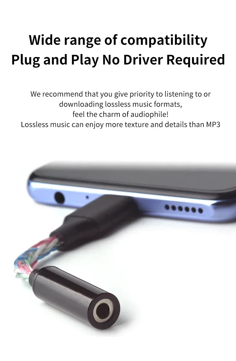 Y01 Type-C Lightning to 3.5/4.4mm HIFI Earphone Amplifie Digital Decoder Cable OTG DAC Chip CX31993 CX31988 C100 Adapter