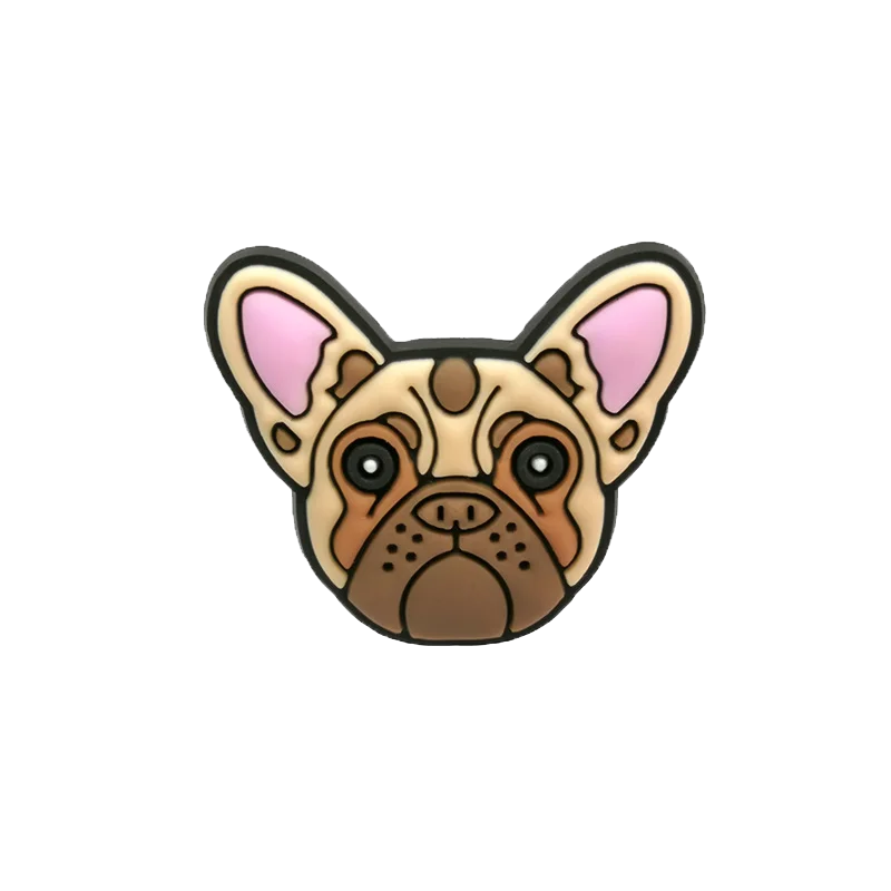 1pcs PVC Dog Shoe Charms Corgi Bulldog Puppy Husky Shoe Decoration Pins for Women Men Kids Sandal Accessories Buckle Ornament