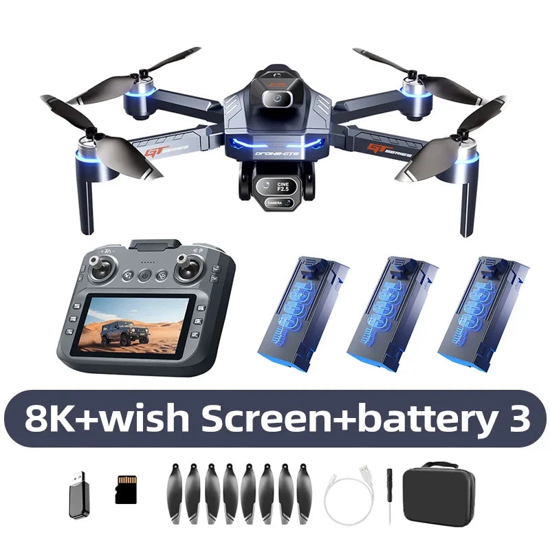 GT8 Folding Camera Drone with Remote Control