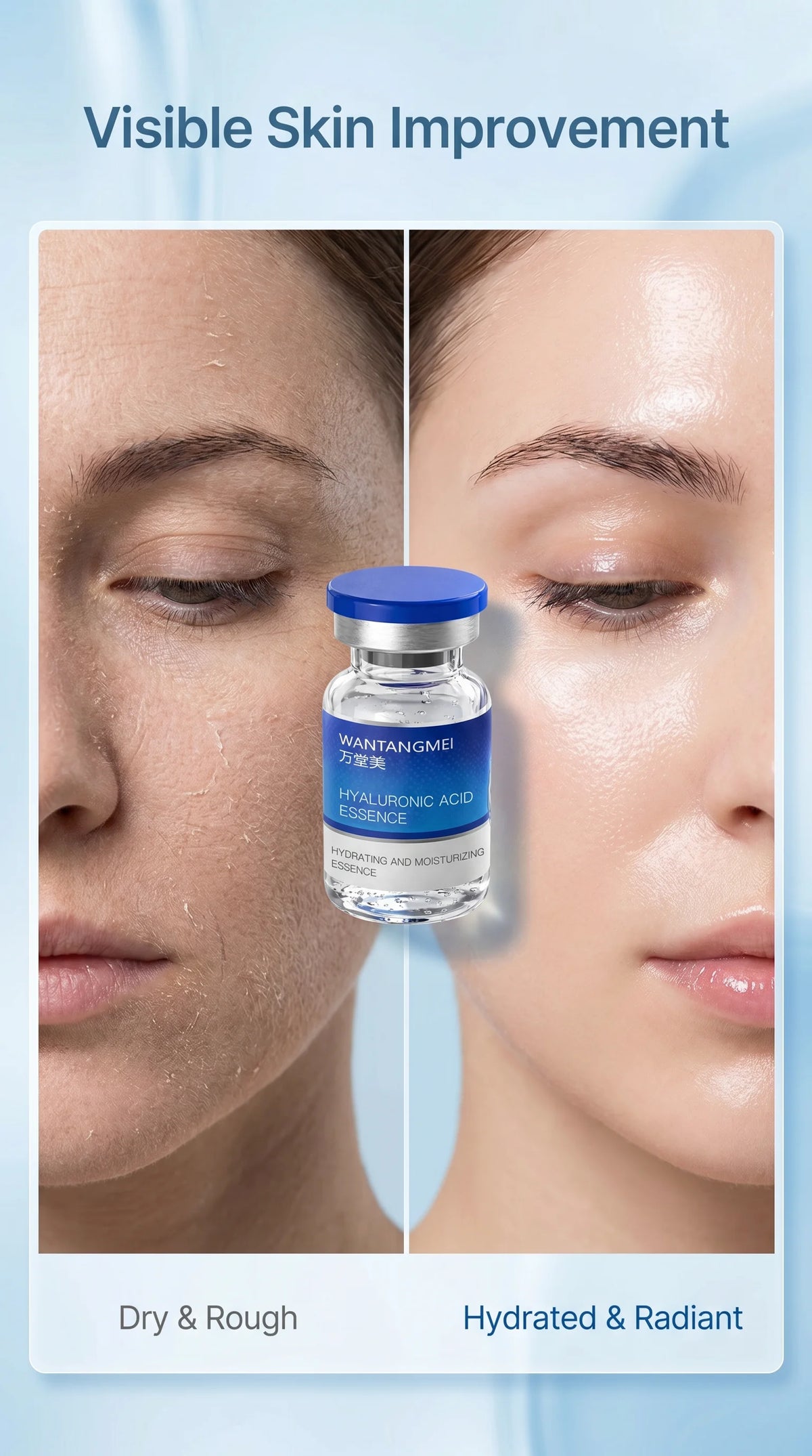Wantangmei Lot Moisturizing Vitamins Hyaluronic Acid Serum Facial Skin Care Anti Wrinkle Anti Aging Collagen Essence Liquid