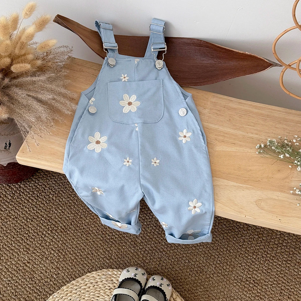 Newborn Baby Rompers Fashion Embroidery Sleeveless Knitting Infant Kids Boys Girls Strap Jumpsuits Clothes Summer Toddler Wear