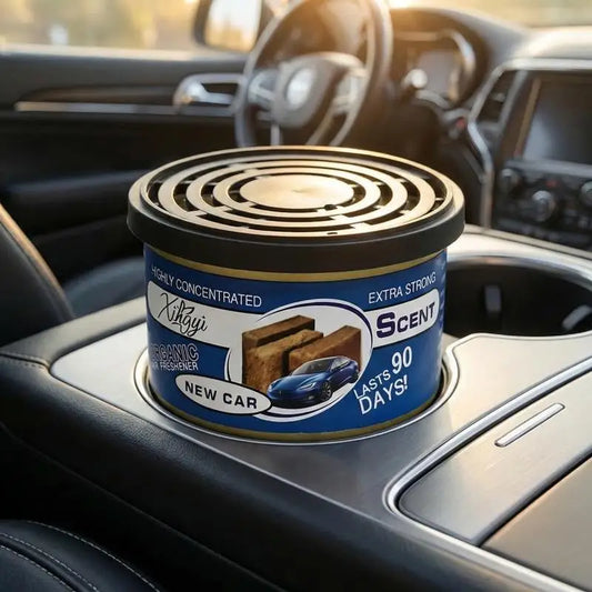 Car Air Fresheners Perfume Car Odor Eliminator Canned Wood Block Long-Lasting Auto Aromatherapy Home Wardrobe Deodorant Supplies