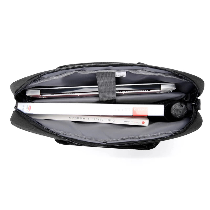 1pc Men's Business Commuter Laptop Bag 15.6-inch Lightweight Men's Laptop Briefcase Men's Commuter Shoulder Bag