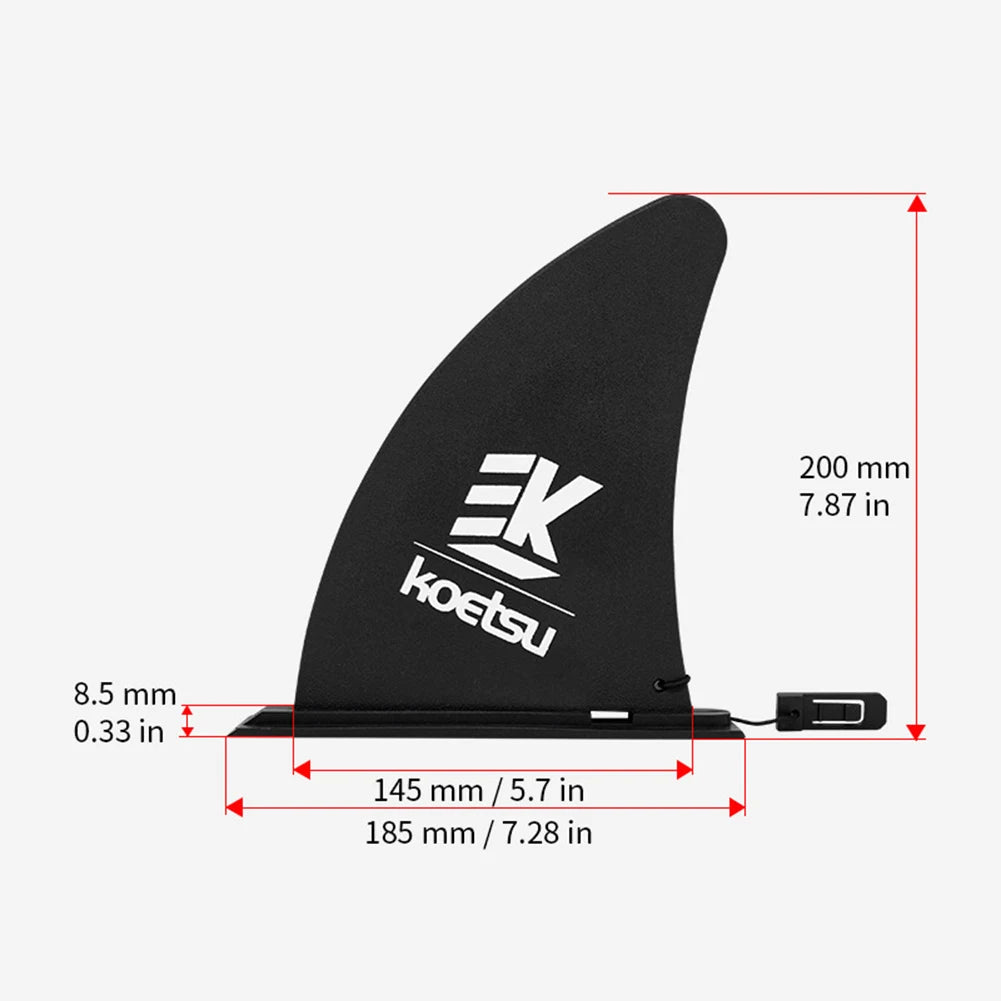 4.5/8/9/9.5/10Inch Surfboard Fin SUP Accessories Stand Up Paddle Board Slide-in Fin Detachable Surf Water Wave Fin Stablizer