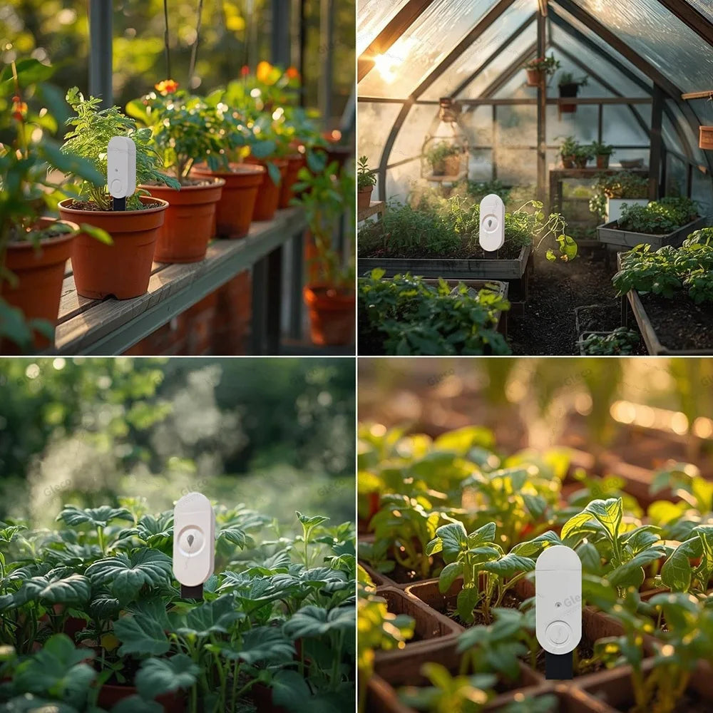 Zigbee Soil Sensor Moisture Temperature Humidity Meter Fertility Light Tester For Tuya Smart Life Z2M Home Assistant Automation