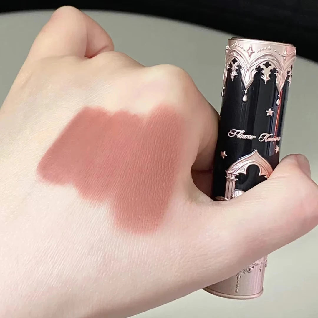 Flower Knows Little Angel Collection Lipstick Velvet Matte Waterproof Long Lasting Lip Gloss Makeup Moisturizing Soft Texture