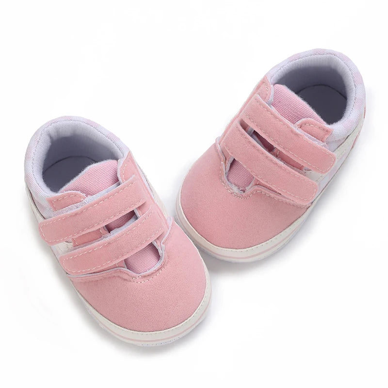 Baby Learning Walk Shoes, Cute Printed & Bow Sneakers, Soft Sole Casual Footwear for Infants 0-18M