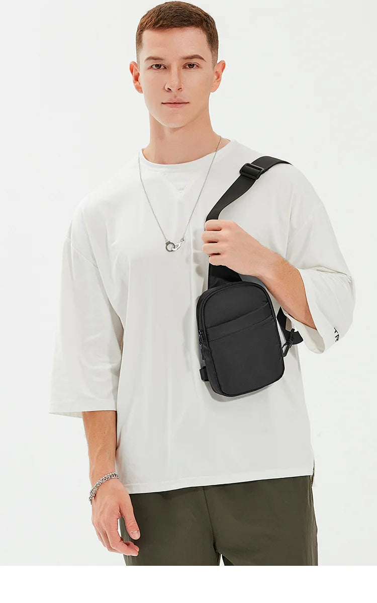 2In1 Multi-functional Waist Bag Chest Bag Outdoor Travel Bag For Men Women Casual Crossbody Small Sling Backpack Sling Bags