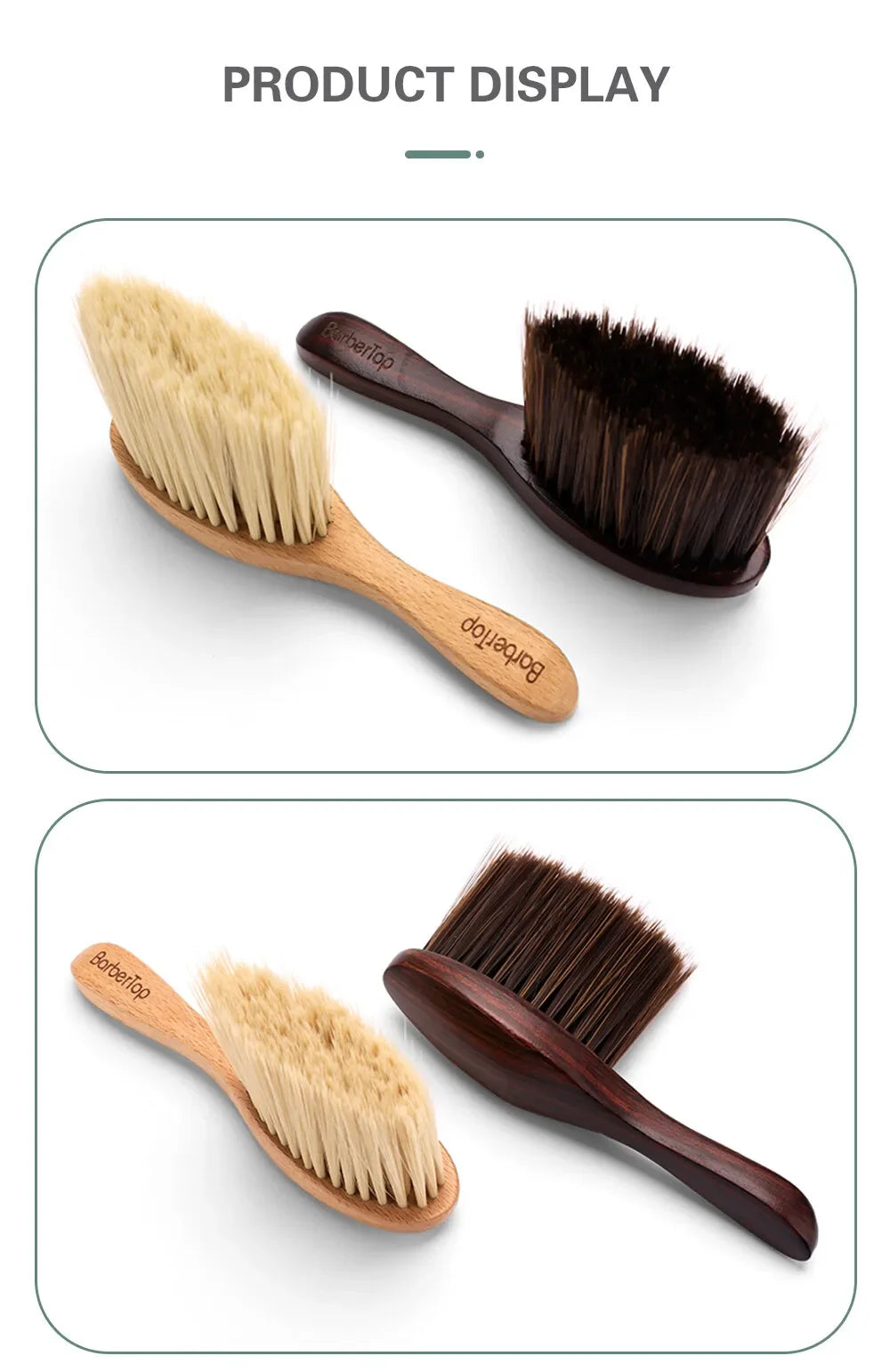 Barbertop Neck Duster Hairdressing Cleaning Brush Hair Brush Remove Soft Brush Salon Stylist Barbershop Tools
