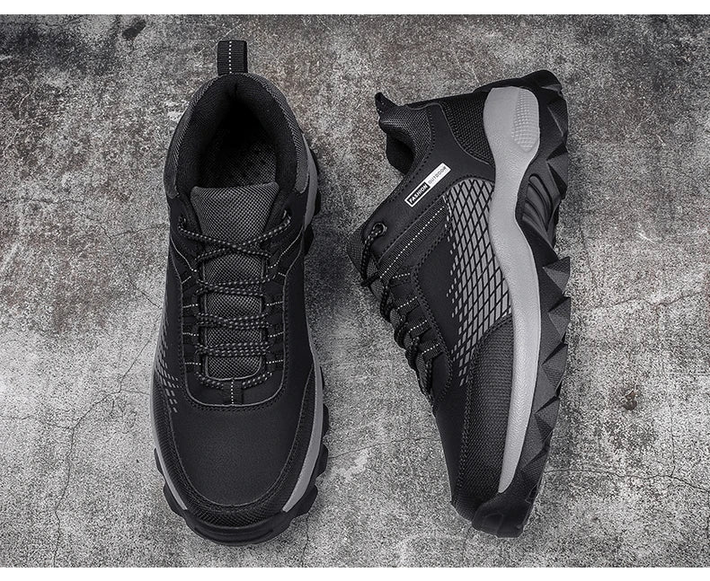 Men Shoes Winter Men Casual Shoes PU Waterproof Comfortable Masculino Outdoor Walking Sneakers Size 39-46 Shoes Male