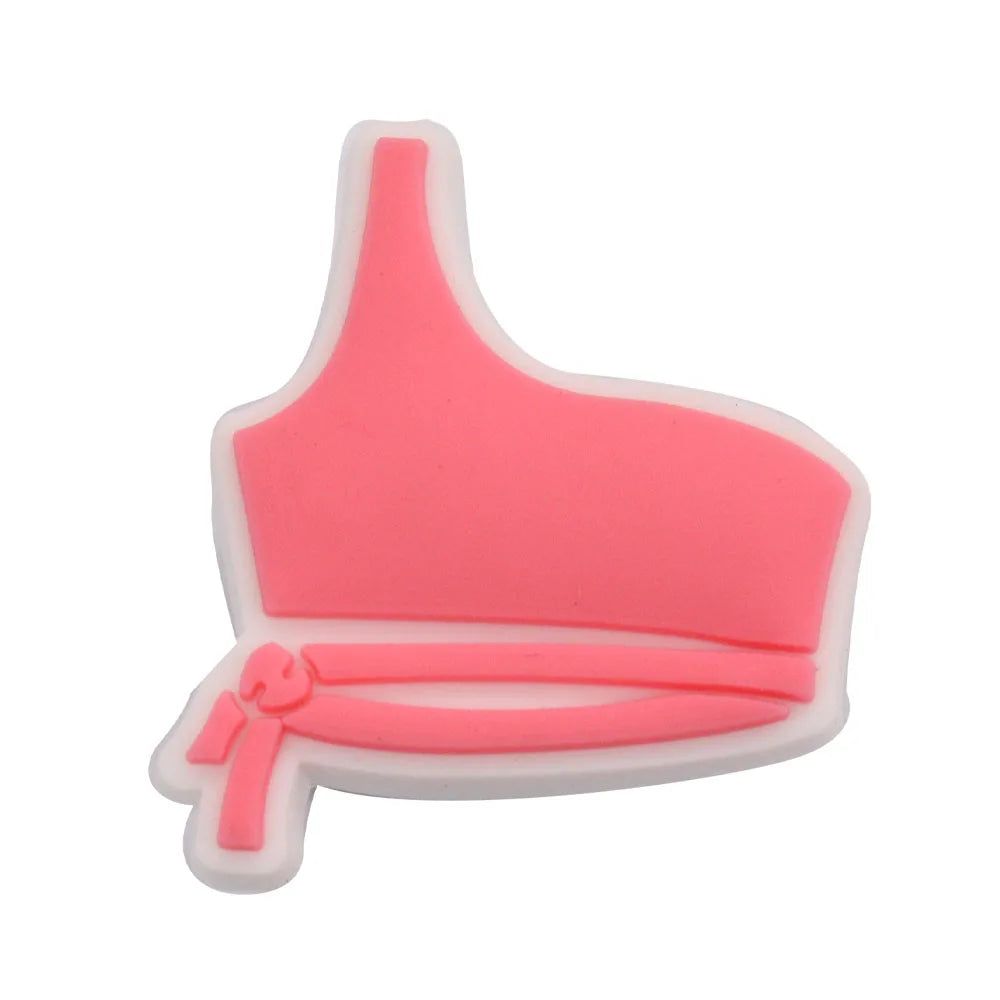 1-35PCS PVC Shoe Charms Limit Dose Not Exist Cool Libra Girls Thank You Love Feminist Buckle Clog Hole Slipper Decoration