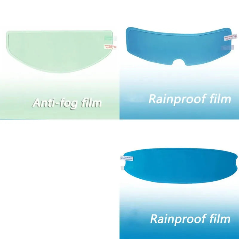 Motorcycle Helmet Anti-rain and Anti-fog Films Safety Driving Durable Nano Coating Clear Sticker Film Motorbike Accessories