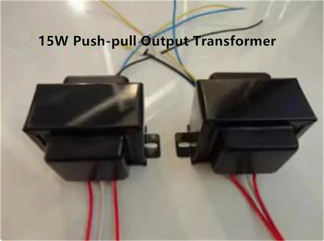1PCS 6P1 6P6 6P14 6P15 EL84 Vacuum Tube Amplifier Push-pull Output Transformer 15W,8K or 10K Can Be Selected, Audio Components