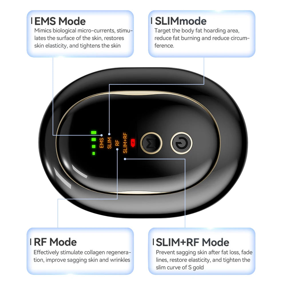 4 in 1 Electric Body Slimming Massager Cellulite Remover EMS RF Radio Frequency Body Sculpting Machine Weight Loss Cordless