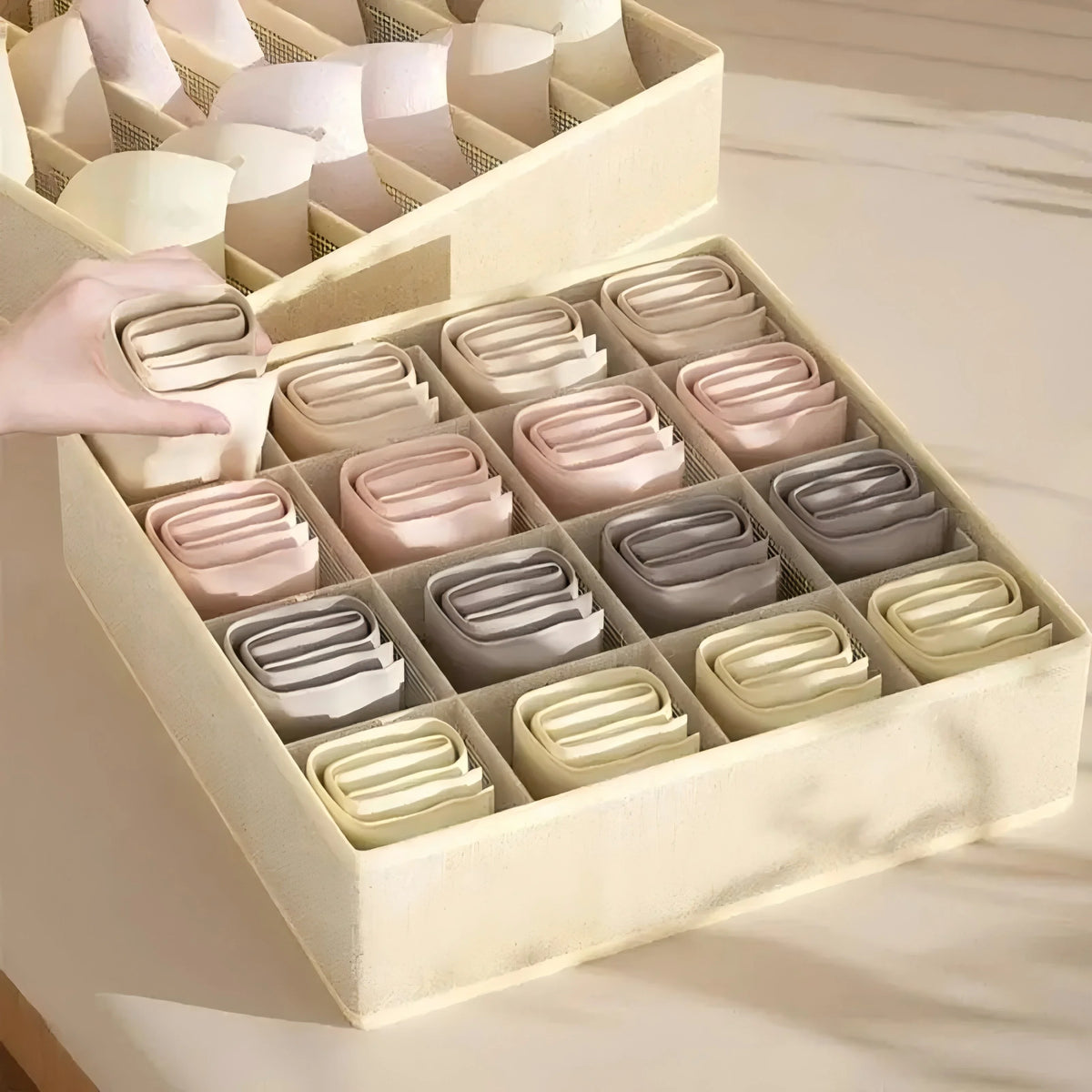 Cabinet Underwear Organizer Drawer Clothes Organizer Boxes Closet Organizer for Underwear Bra Socks Underpants Storage Organizer
