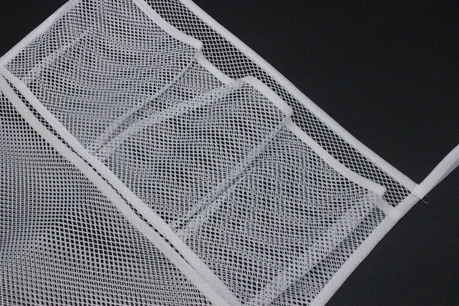 Baby Shower Bath Toys White Baby Kids Toy Storage Mesh with Strong Suction Cups Toy Bag Net Bathroom Organizer for Kids Toddlers