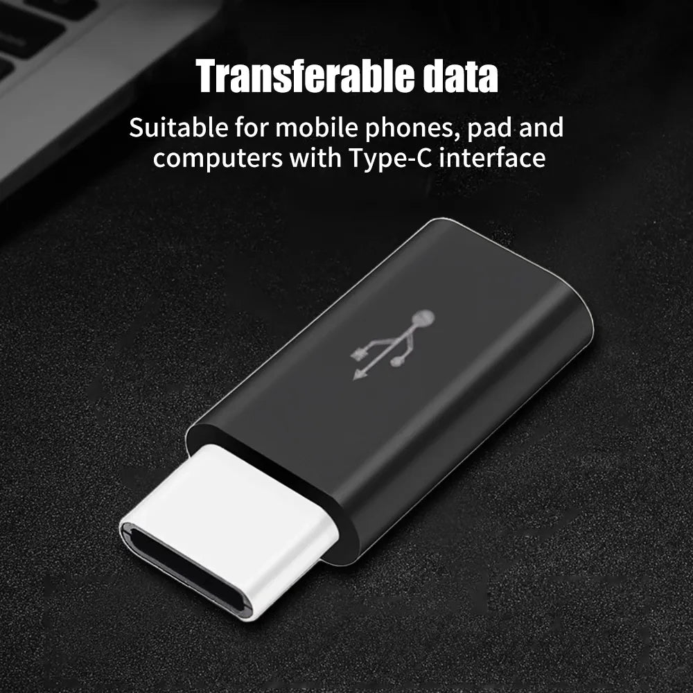 1/5/10Pcs Micro USB Female To Type C Male Adapter Converter for Android Smart Phone Tablet USB Type C To Micro USB Connector