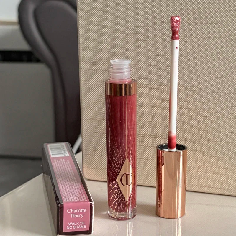Luxury CT Multicolored Water Light Lip Gloss Lasting Moisturizing Lip Balm Heart-shaped Tip Lip Brush and Jelly Lip Gloss Makeup