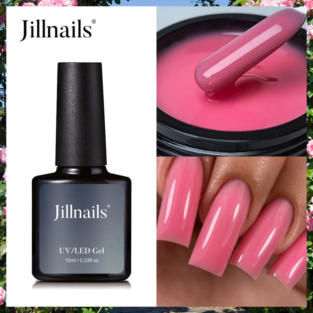 Jillnails Liquid Builder Nail Gel TPO Hema Free for Nail Extension Pink Brown Nude Milky White 50g/100g Nails UV Gel