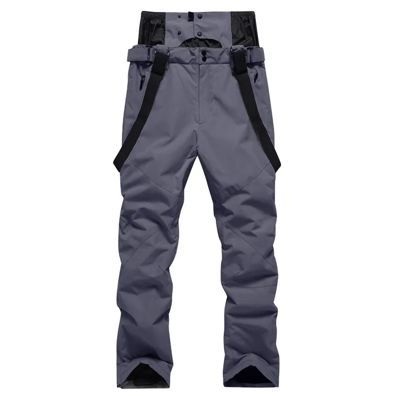Women and Men's Ski Trousers Windproof Waterproof Snowboarding Winter Outdoor Warm Breathable Snow Male Female Sports Pants