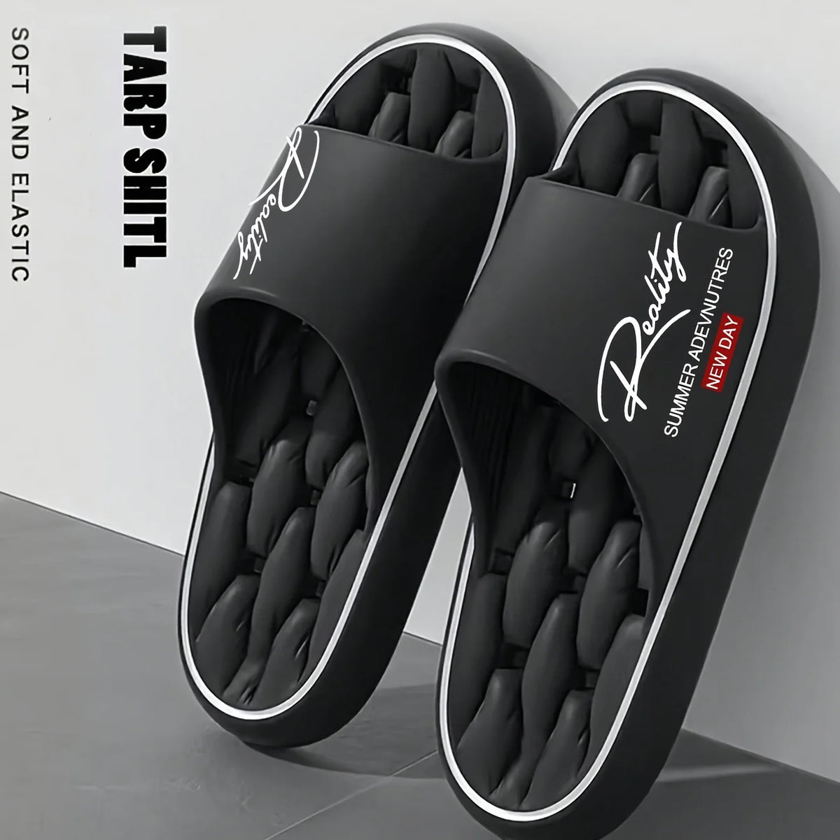 Summer innovative design EVA men's shoes, soft and lightweight home slippers, suitable for indoor and outdoor leisure activities