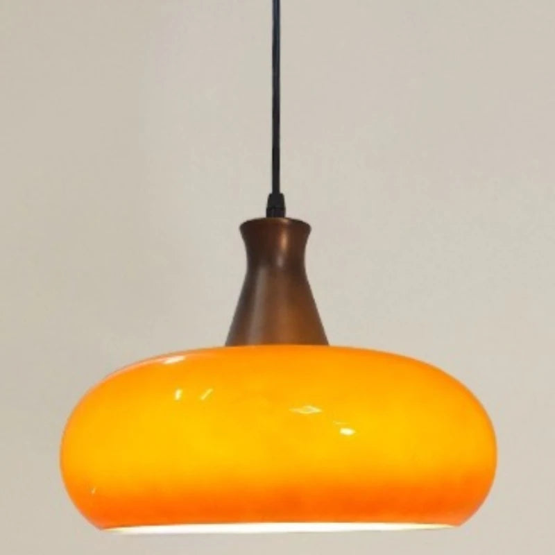 Japanese Bauhaus Glass Pendant Lights for Study Homestay Classical Atmosphere Ceiling Chandeliers LED Lamps Medieval Fixtures