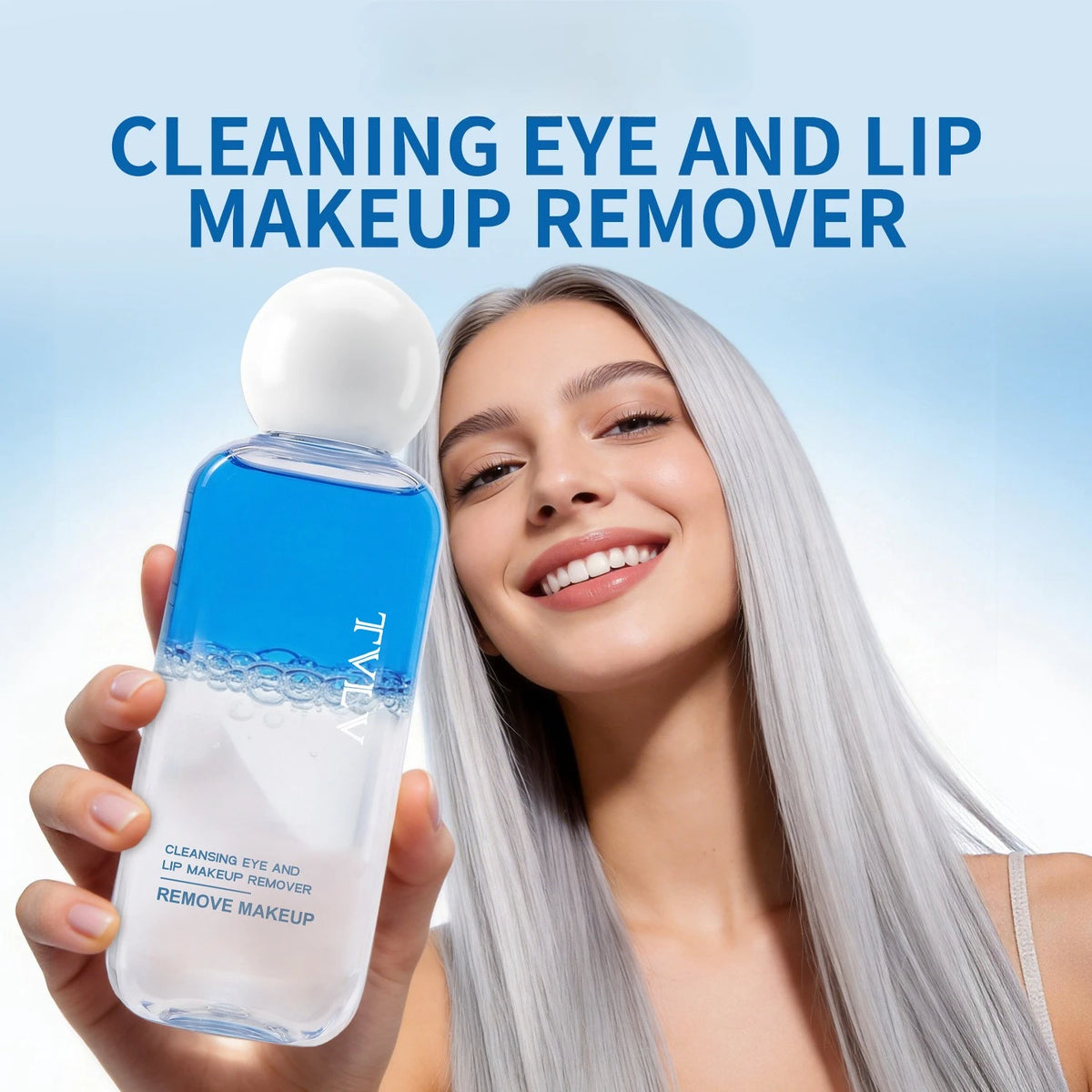 TVLV Gentle Makeup Remover, Refreshing and Gentle in Its Removal, Without Causing Tension, Effectively Cleansing The Makeup.