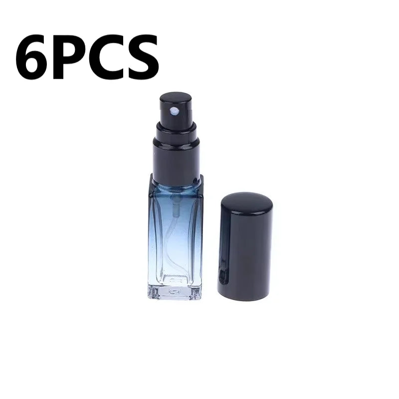 1/3/6PCS SET 5/9/20ml Perfume Bottle Square Glass Spray Empty Bottle Travel Portable Sample Atomizer Refillable Container Mini
