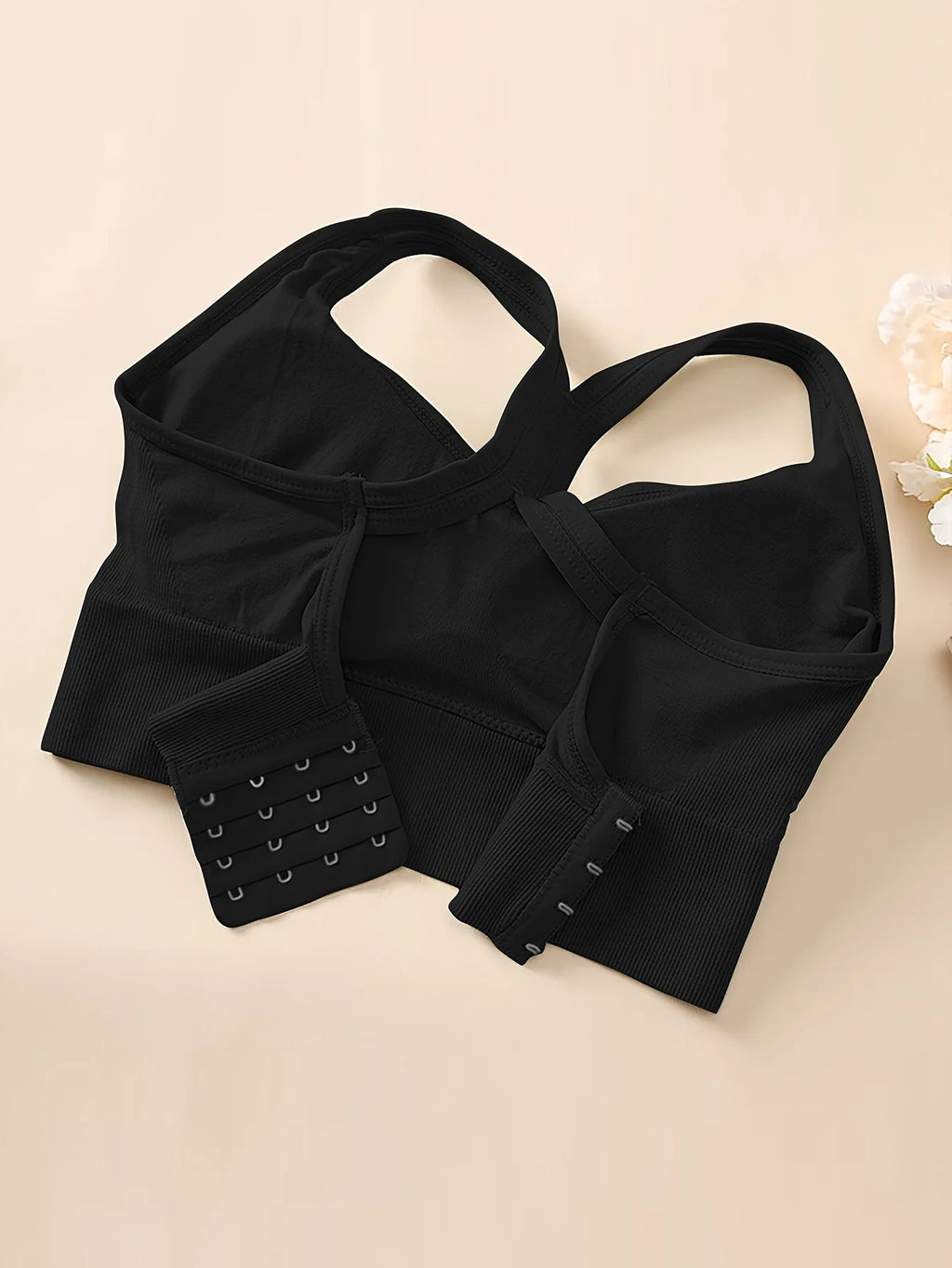 Seamless Sports Bra Shock Absorbing Support,Wire Free Yoga Running Tank Top with Beautiful Back Slim Cut Prevent Side Spillage